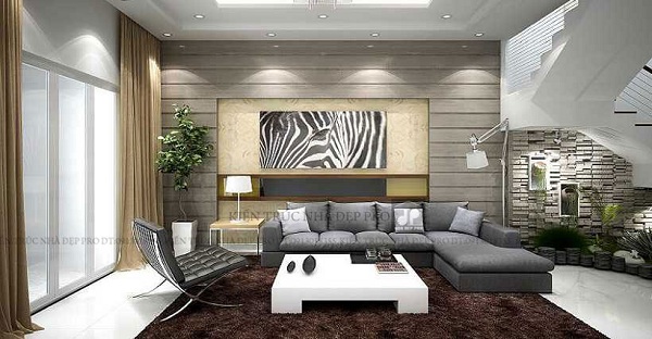Hình ảnh: Phong cách nội thất phòng khách phù hợp với căn nhà hiện đại