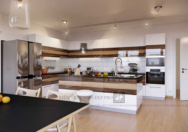 Hình ảnh: Không gian bếp rộng rãi, ấp cúng cho gia đình hạnh phúc
